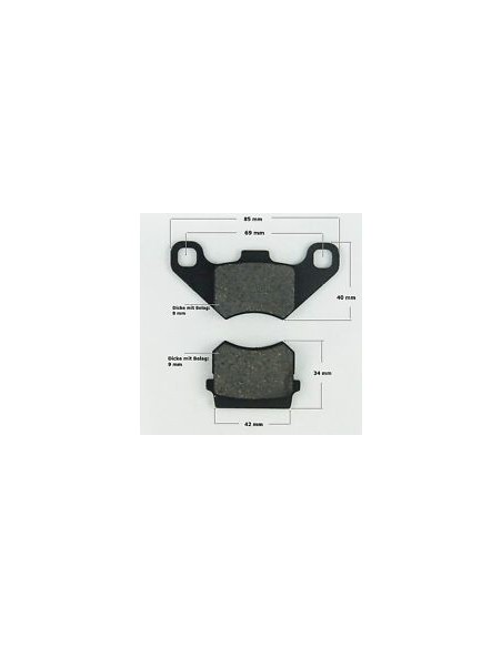 PASTILLAS DE FRENO QUADS DIRT BIKE 4T