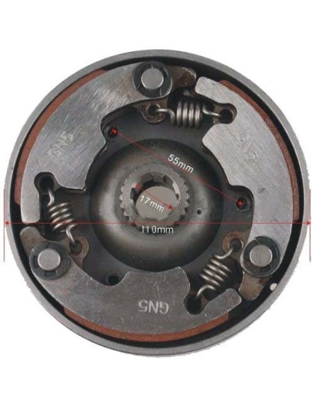 EMBRAGUE autoamatico centrifugo 50cc a 125cc