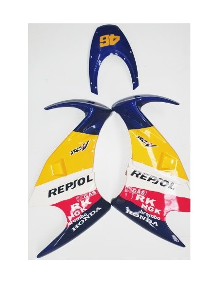 KIT DE PLASTICOS frontal y lateral POCKET BIKE GP