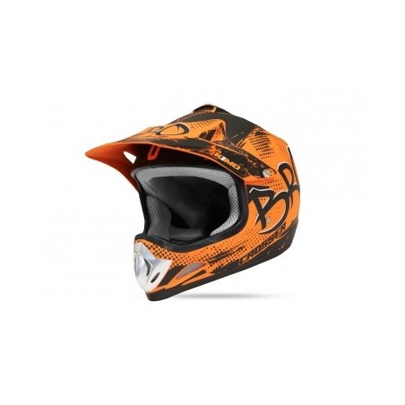 Casco Cross Bro  naranja mate  infantil