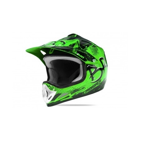 Casco Cross Bro  Verde  Mate infantil