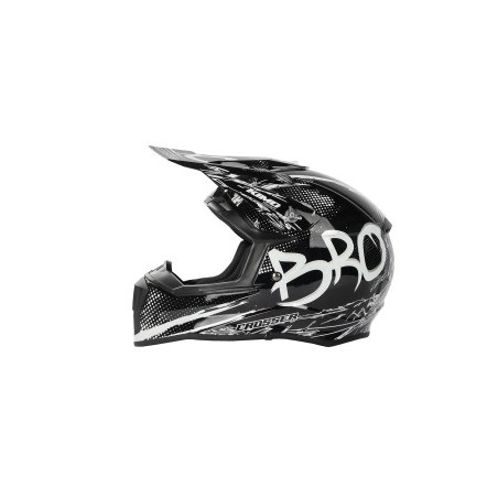 Casco Cross Bro  negro  infantil